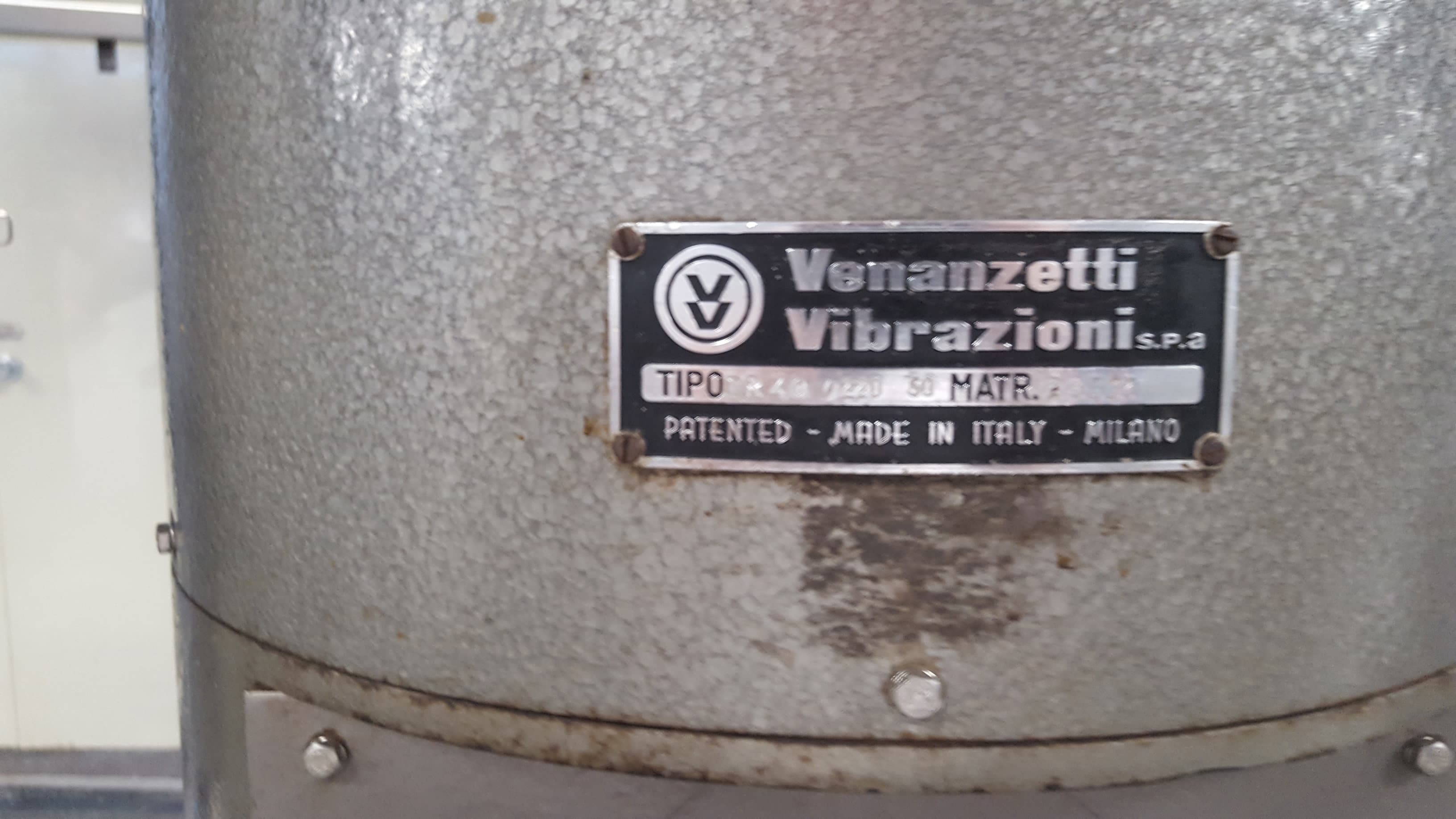 Nameplate of Bertolaso Sigma 103