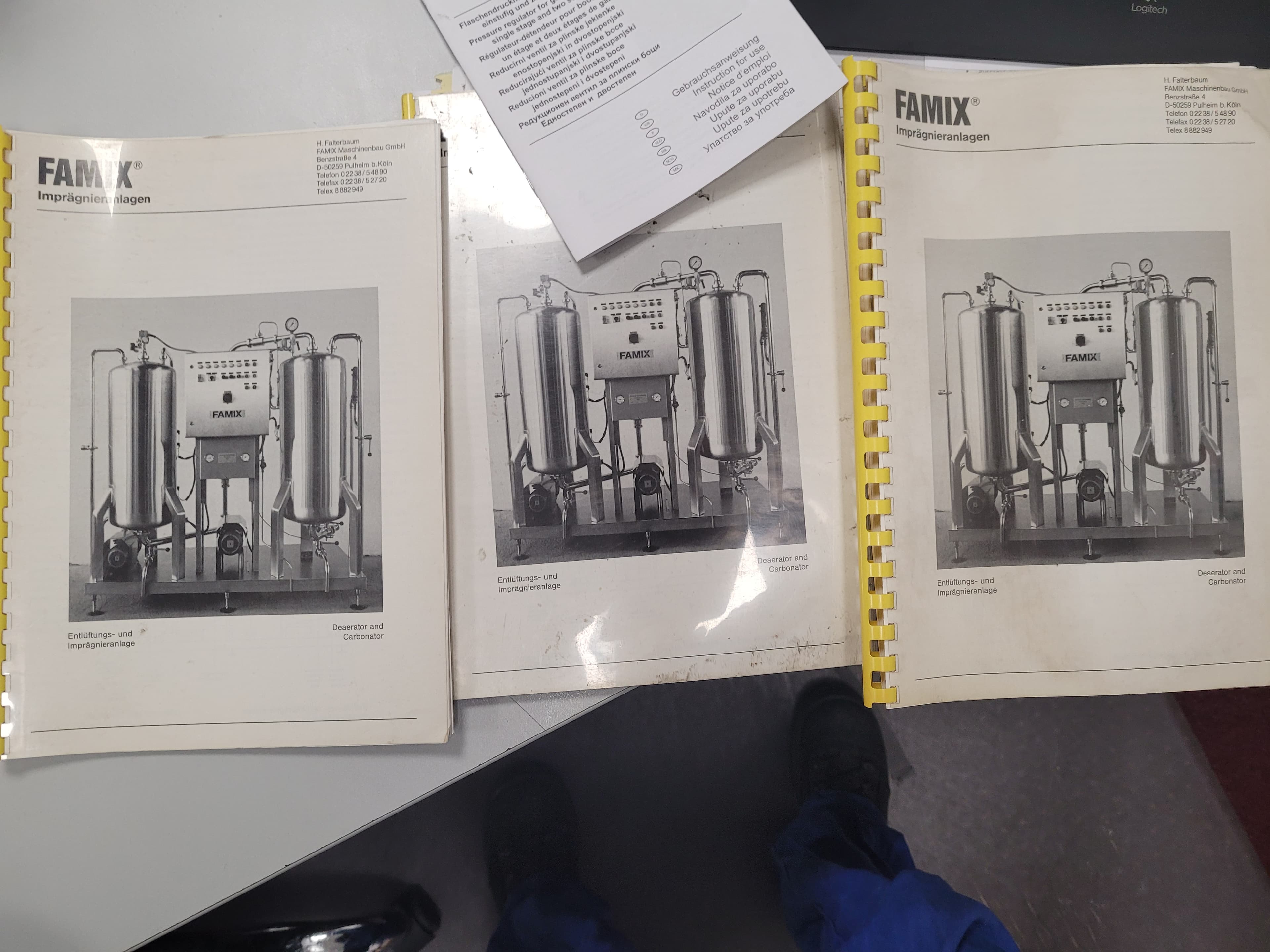 Accessories of H. FALTERBAUM FAMIX-MASCHINENBAU GMBH Famix 6000