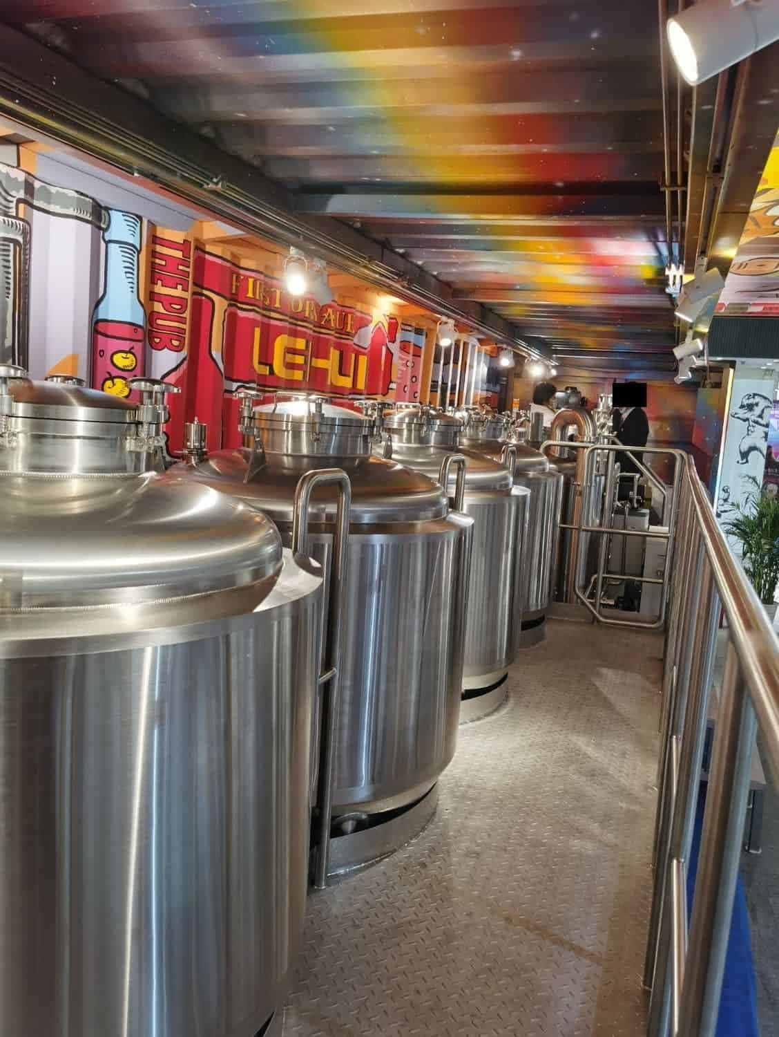 Side view of Lehui Brewhouse