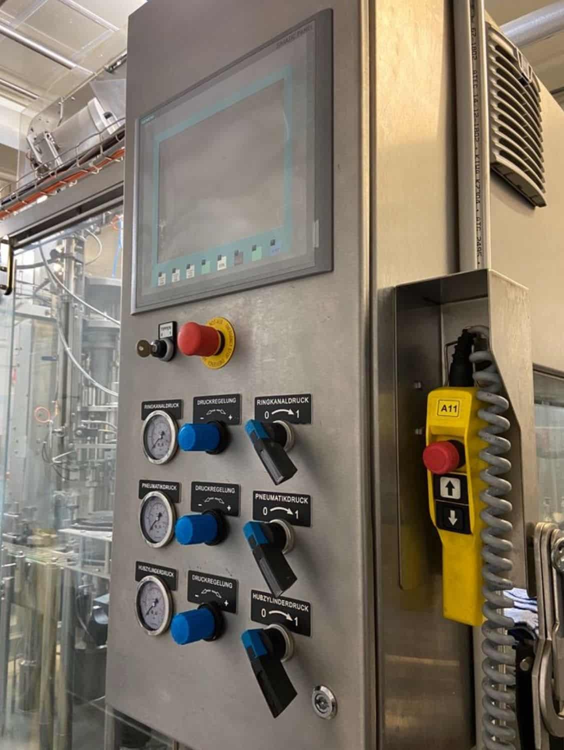 Control unit of Nagel, PAC, Juwatec, ICS Returnable Glass Filling line for beer, soft drink