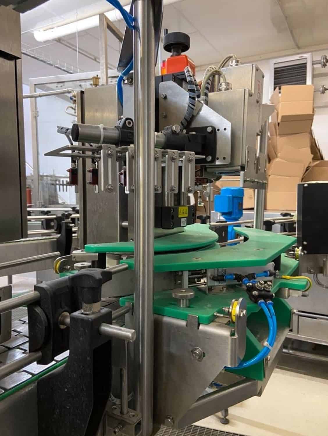 Left view of Nagel, PAC, Juwatec, ICS Returnable Glass Filling line for beer, soft drink