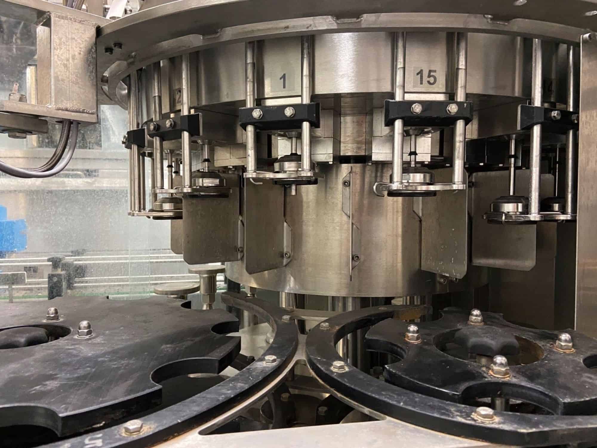 Working room of Nagel, PAC, Juwatec, ICS Returnable Glass Filling line for beer, soft drink