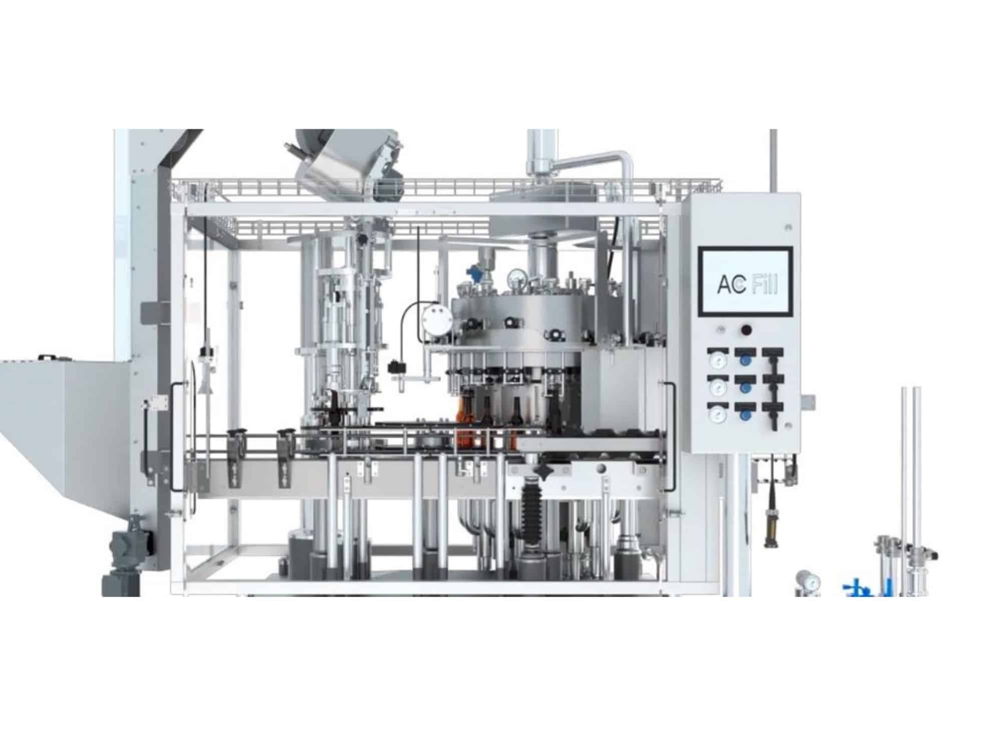 Layout of Nagel, PAC, Juwatec, ICS Returnable Glass Filling line for beer, soft drink