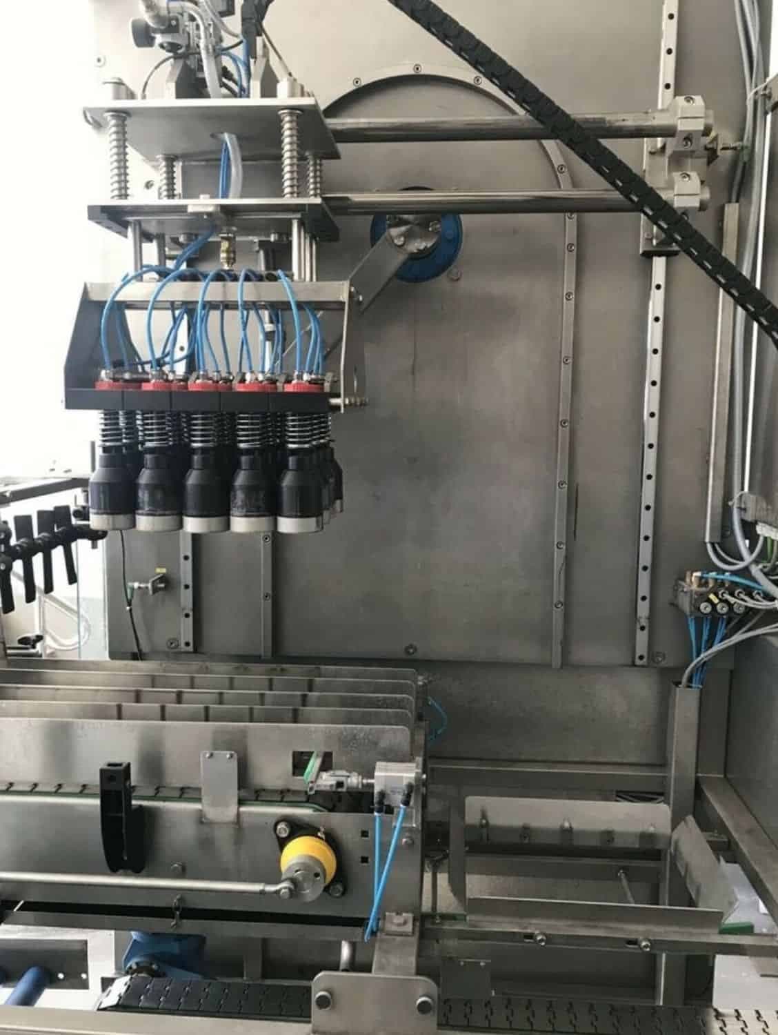Left view of Nagel, PAC, Juwatec, ICS Returnable Glass Filling line for beer, soft drink