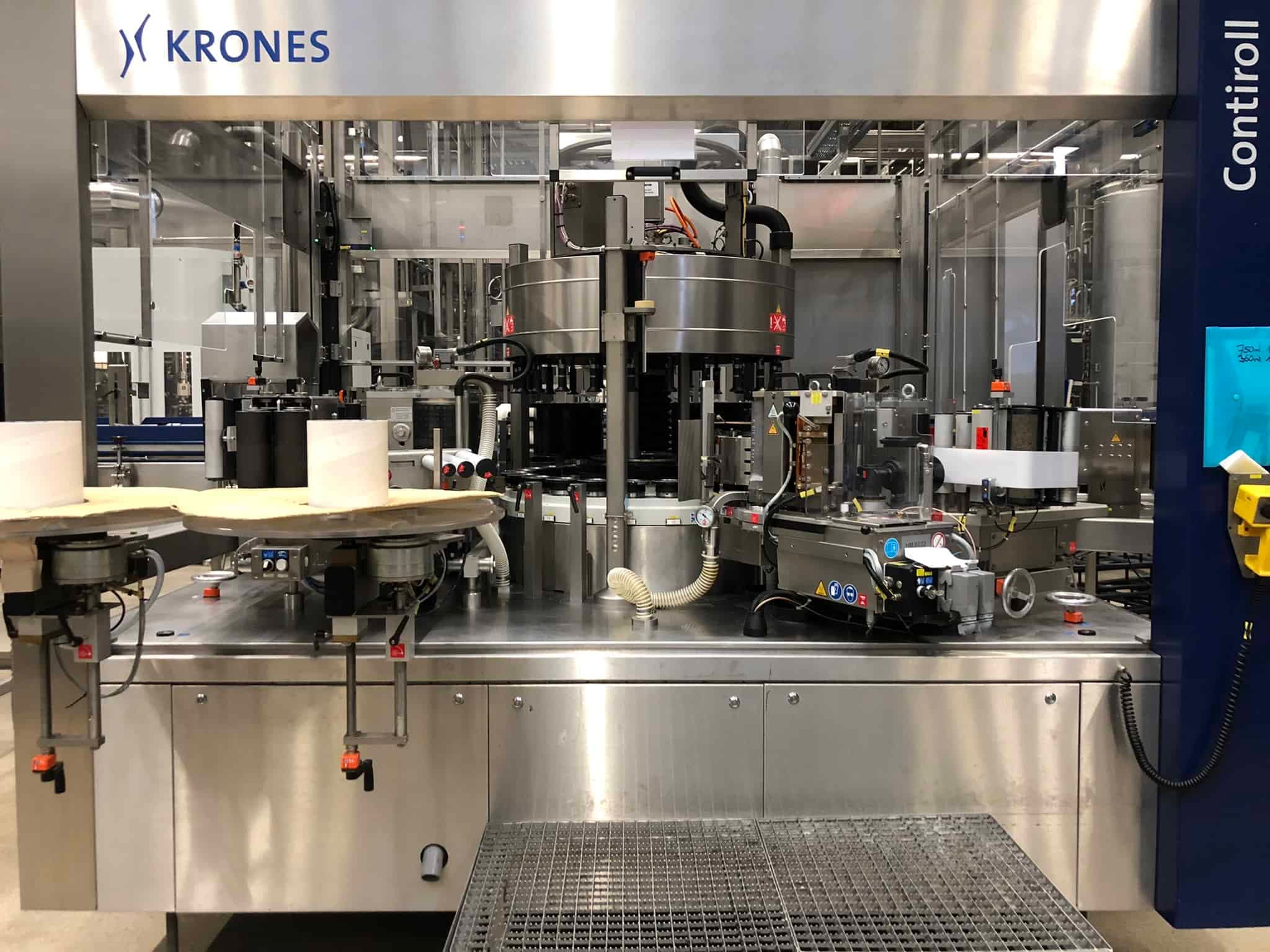Side view of Krones -