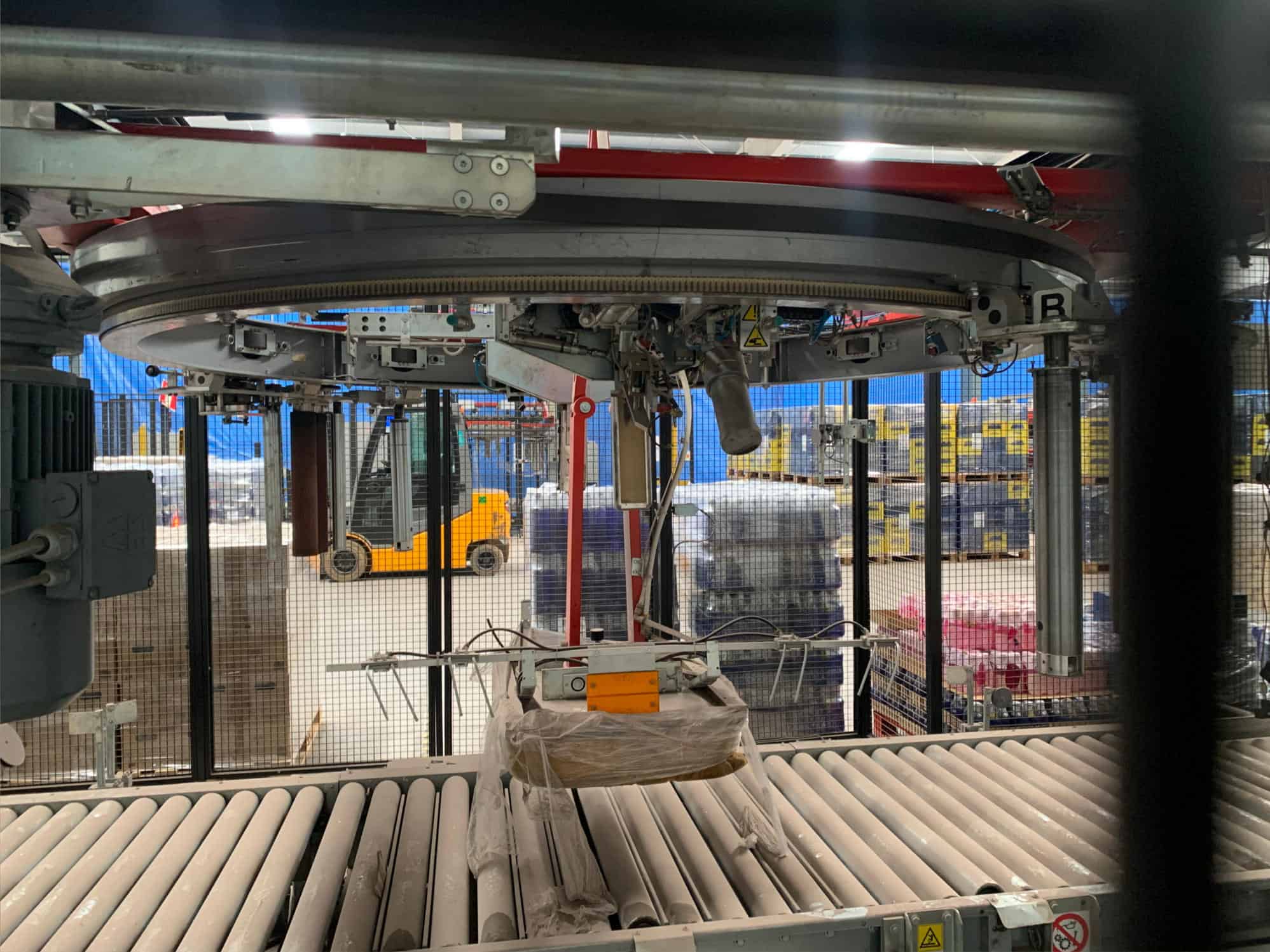 Working room of Sacmi / Robopac Palletizer, Genesis, Helix HS40