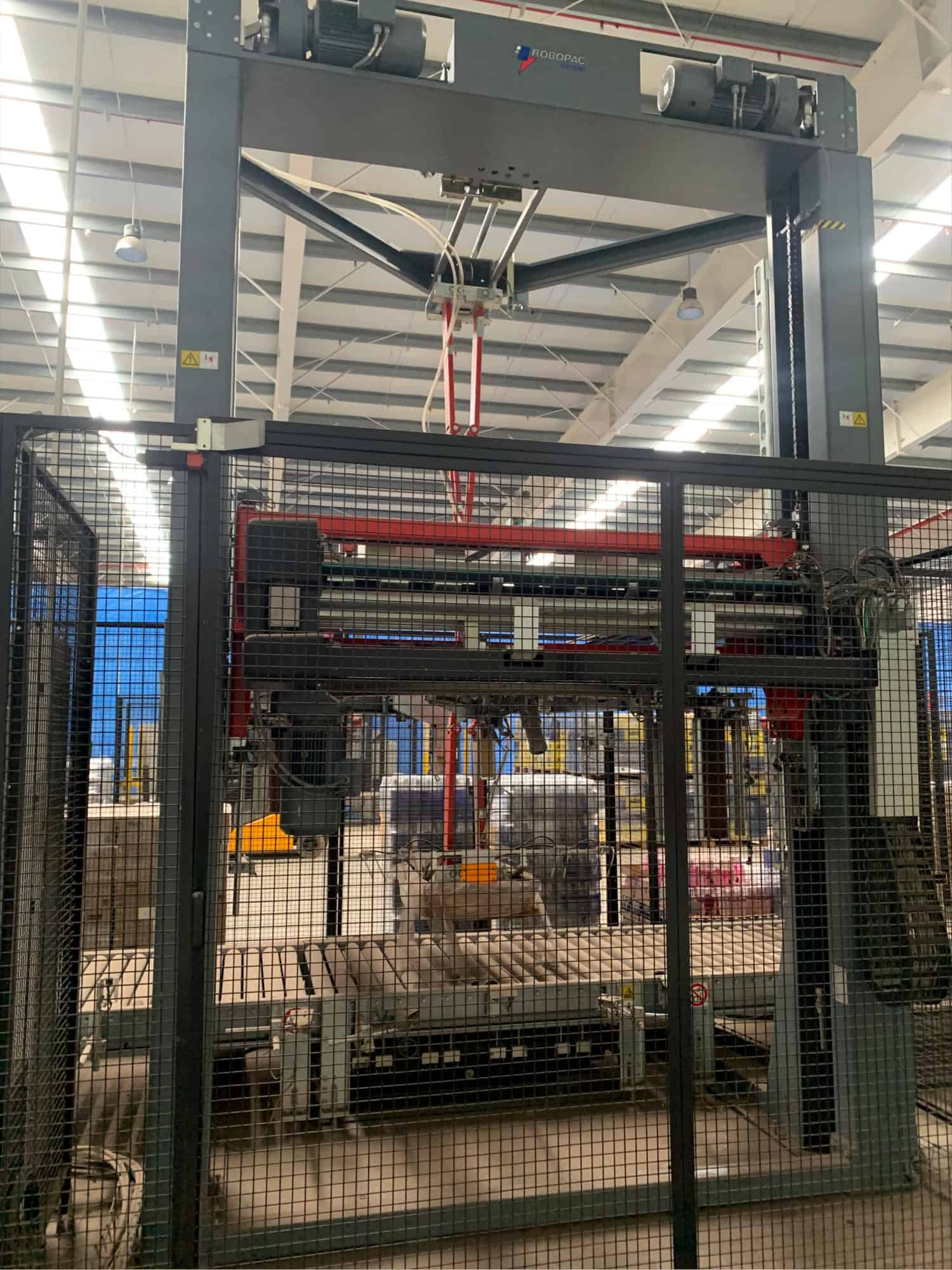 Side view of Sacmi / Robopac Palletizer, Genesis, Helix HS40