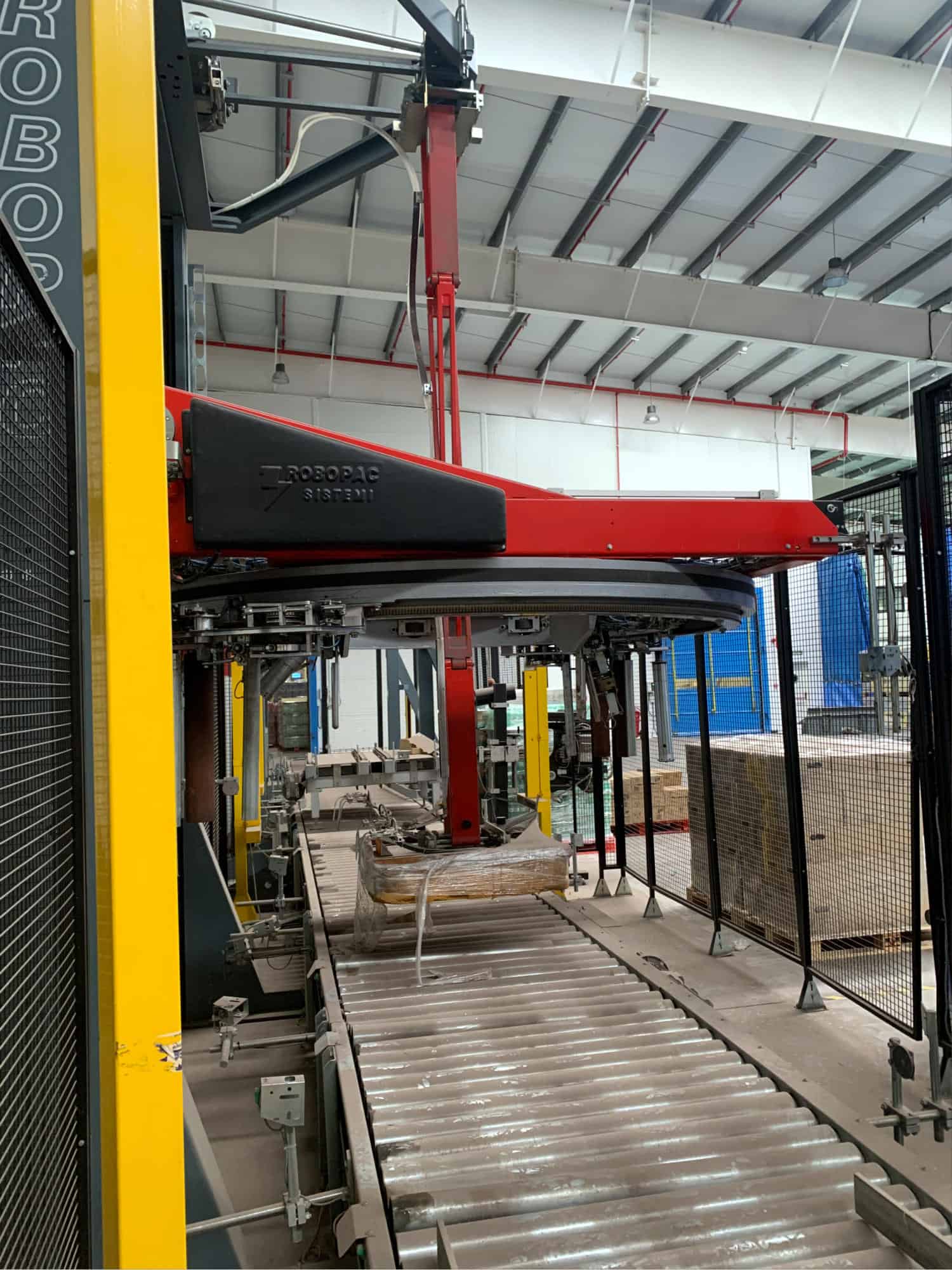Working room of Sacmi / Robopac Palletizer, Genesis, Helix HS40