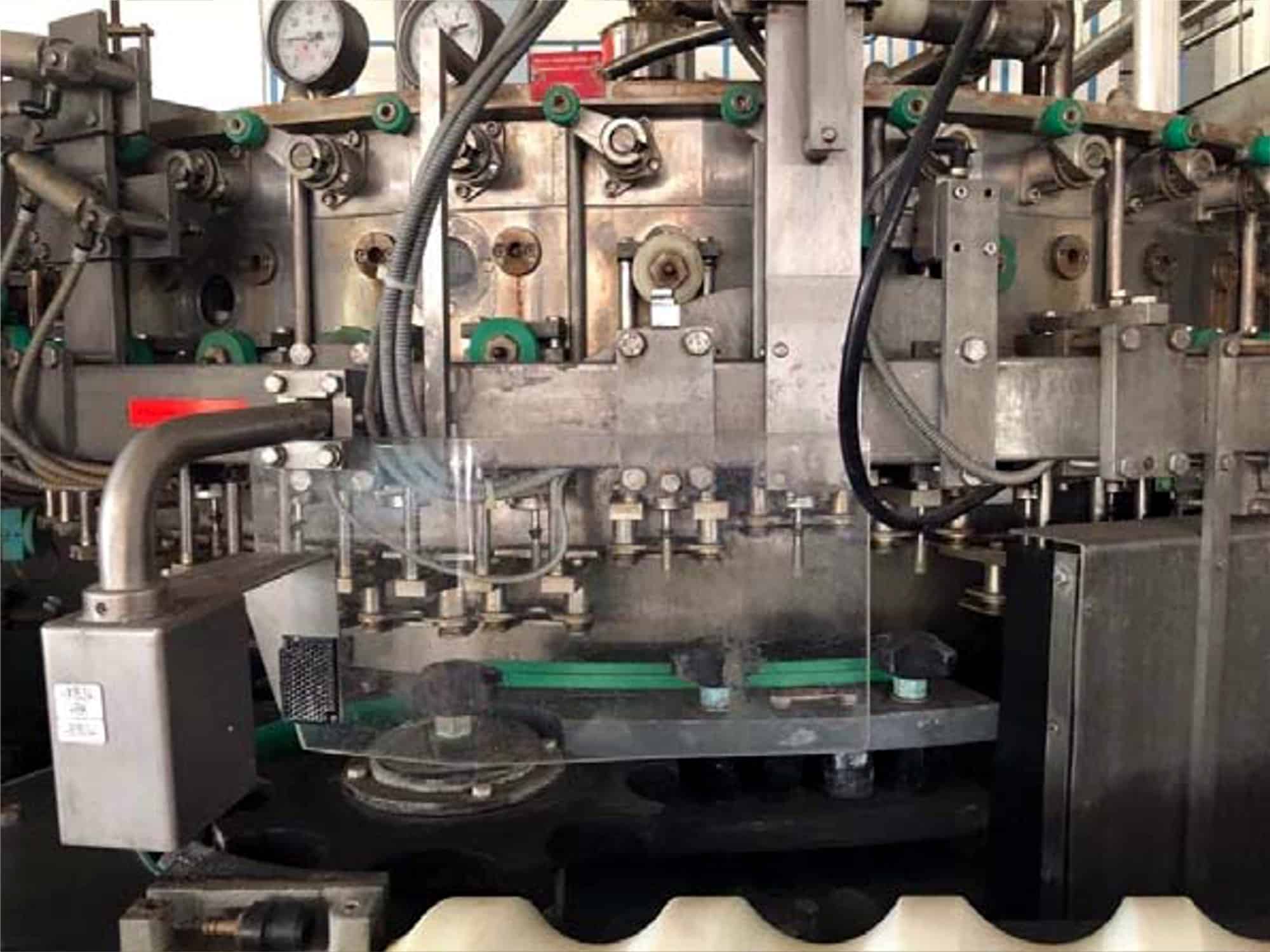 Working room of Krones TriBlock (rinser, filler, capper)