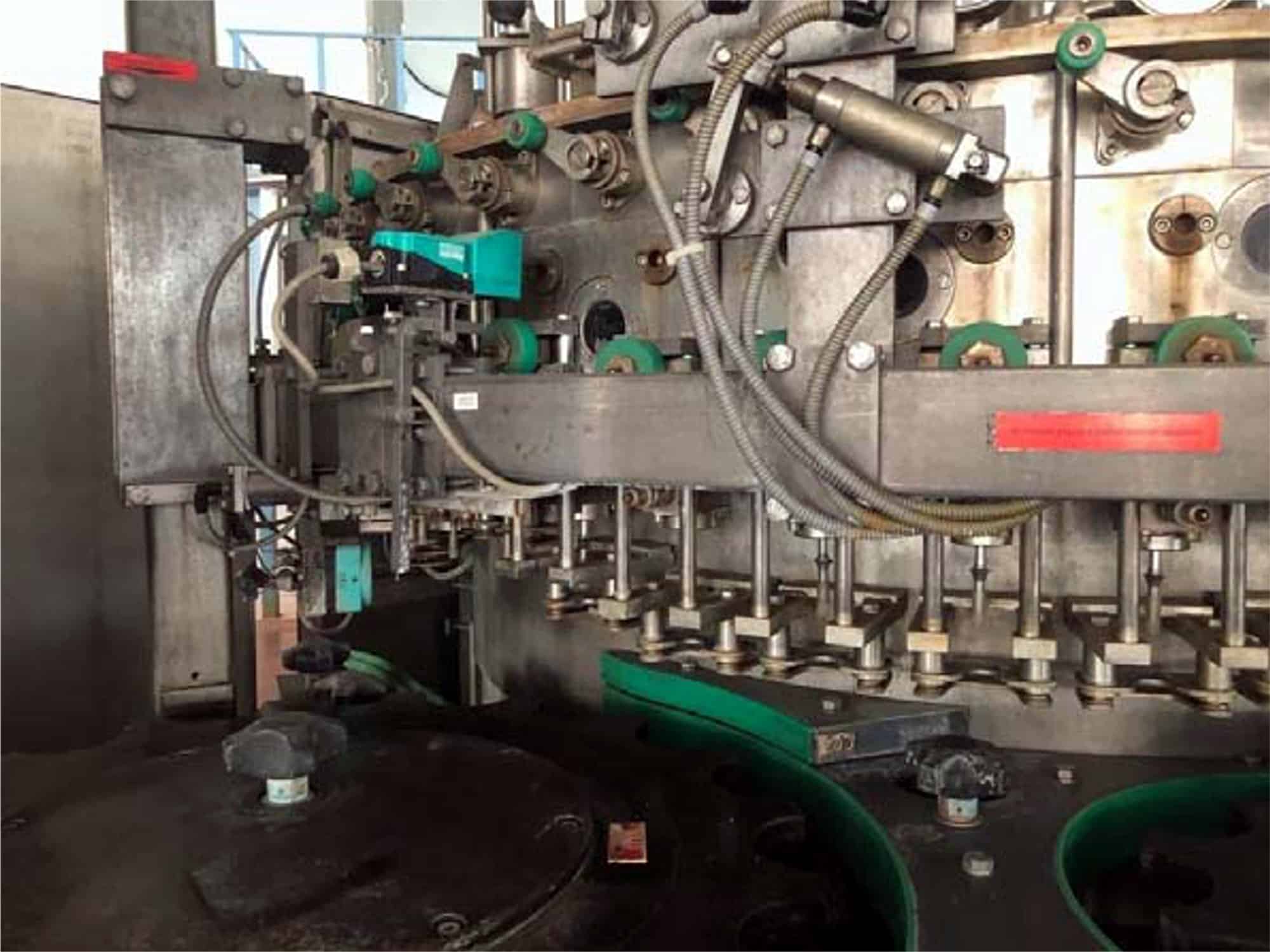 Working room of Krones TriBlock (rinser, filler, capper)