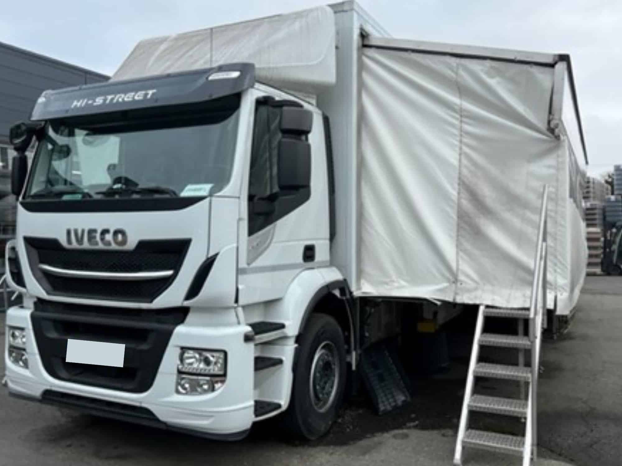 Detail of Stentz, Nortan, PE Labellers, Bedi, Iveco .