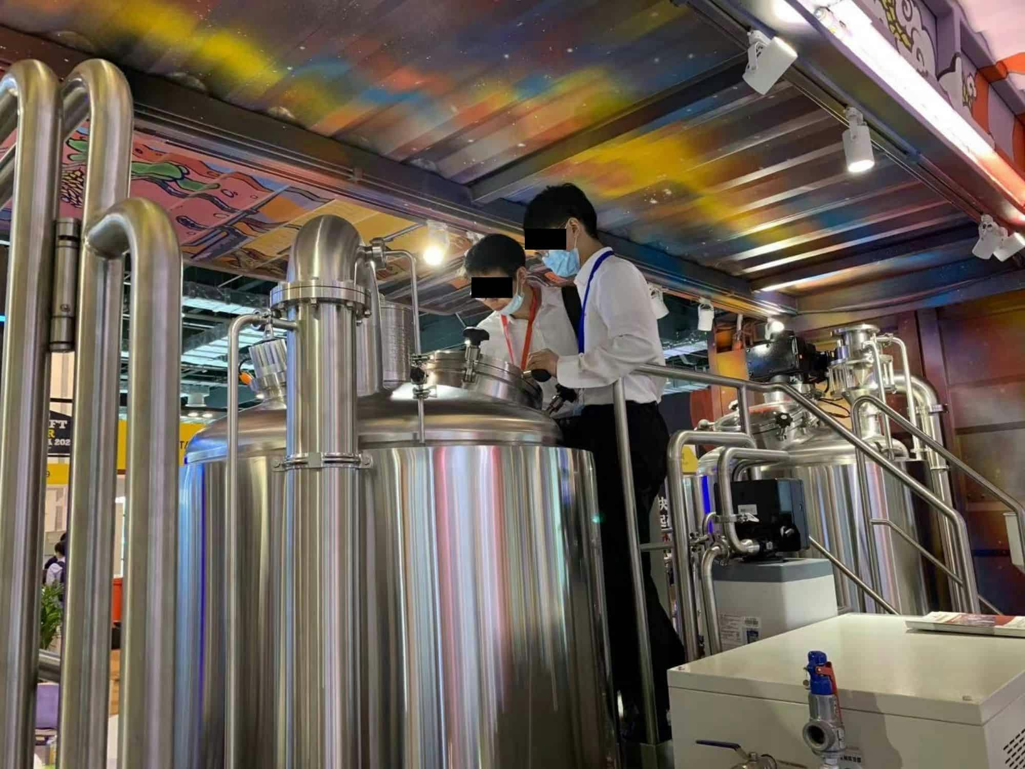 Working room of Lehui Brewhouse 