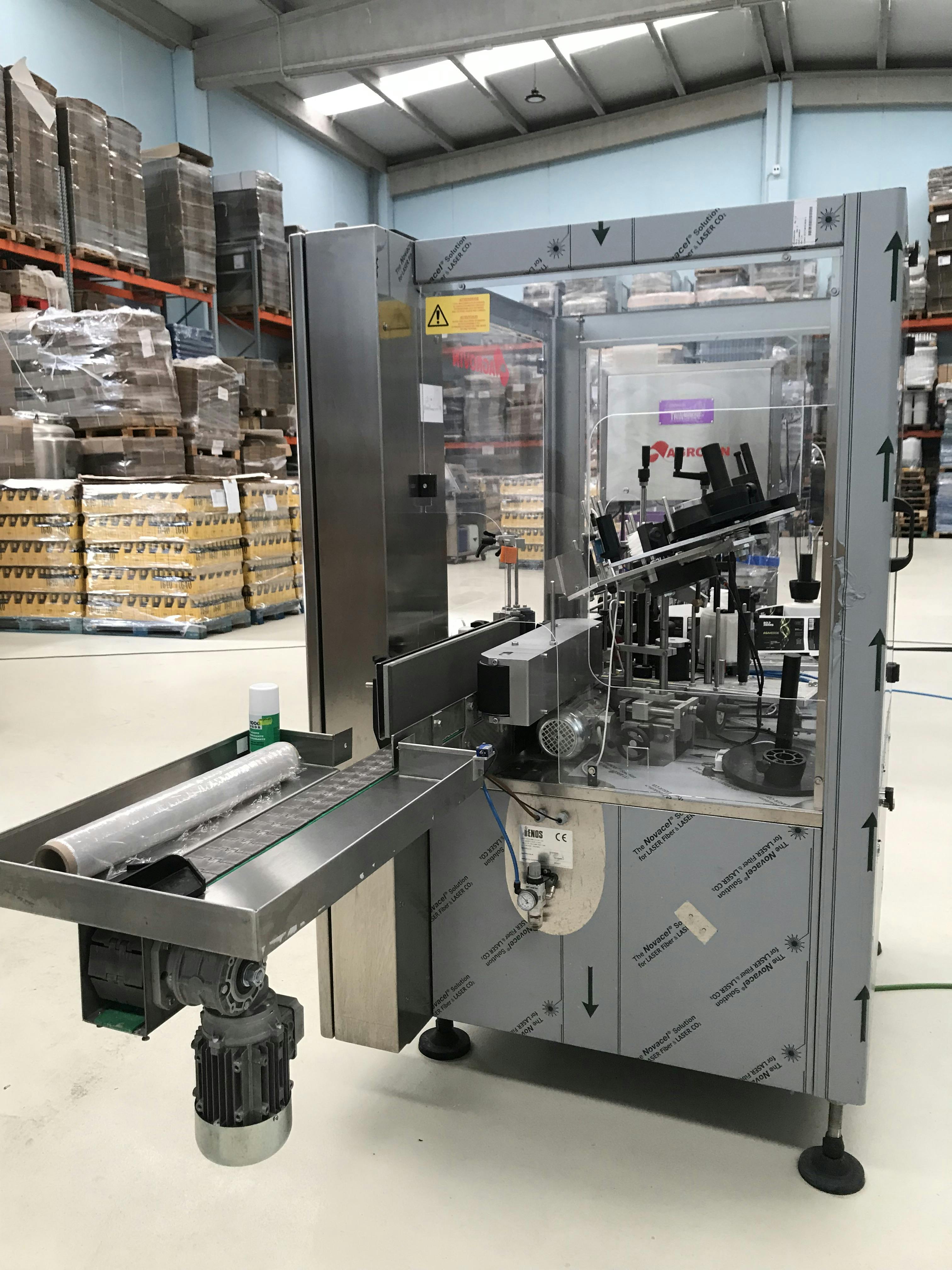 Left view of Twin Monkeys Automated Canning System