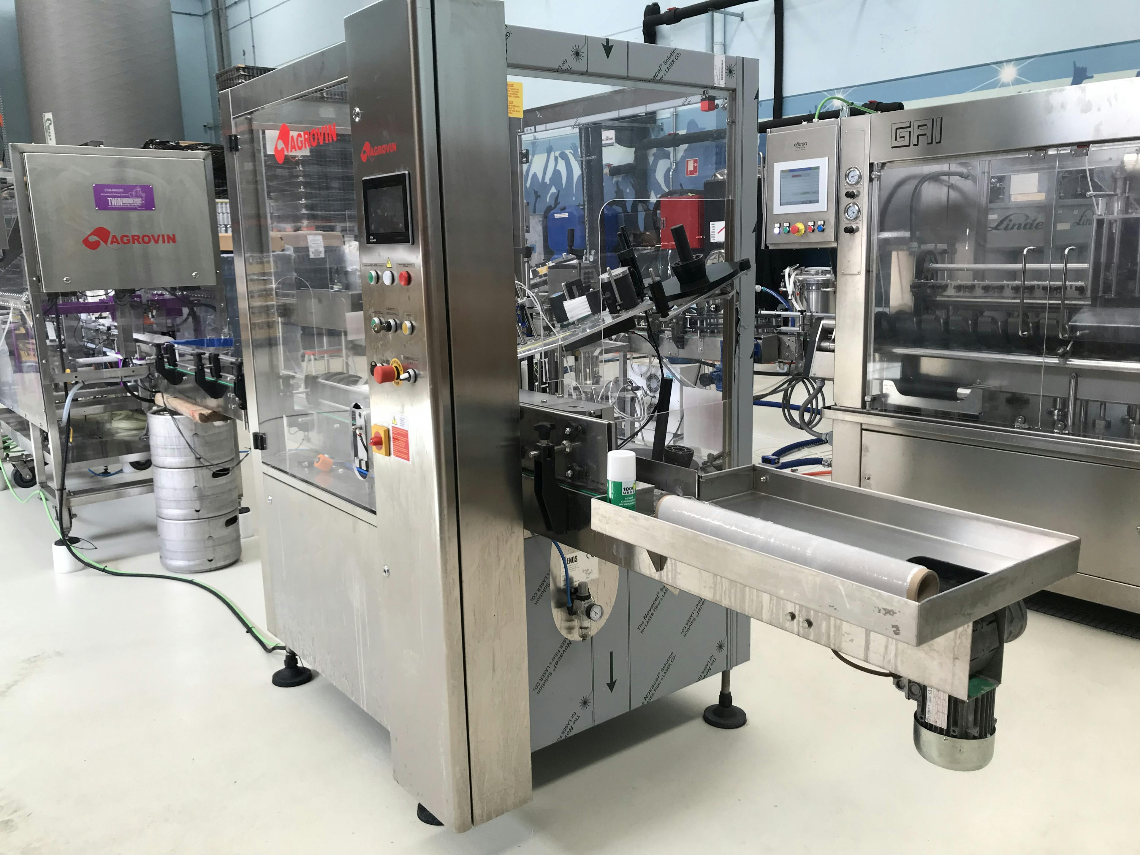 Right view of Twin Monkeys Automated Canning System