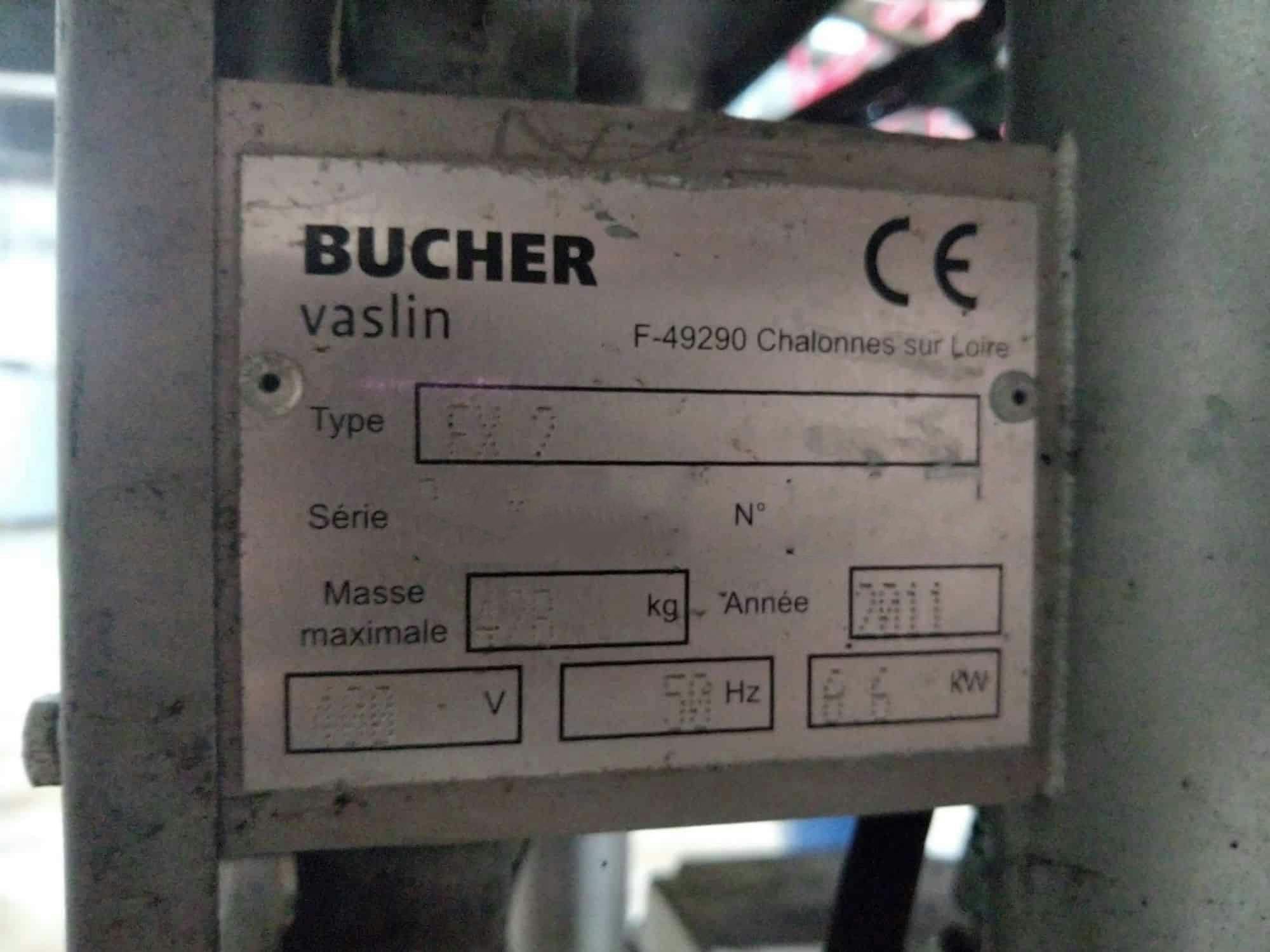 Nameplate of Bucher Flavy FX – FX2