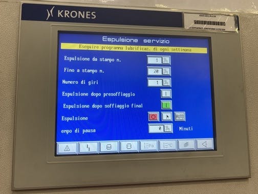 Control unit of Krones Contiform S20