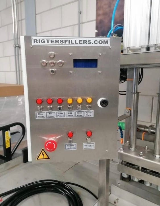 Control unit of Rigtersfillers 8 head